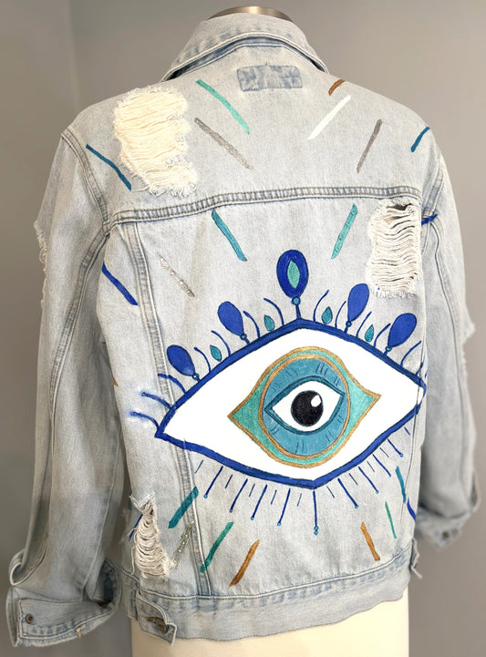 Watching You Denim Jacket
