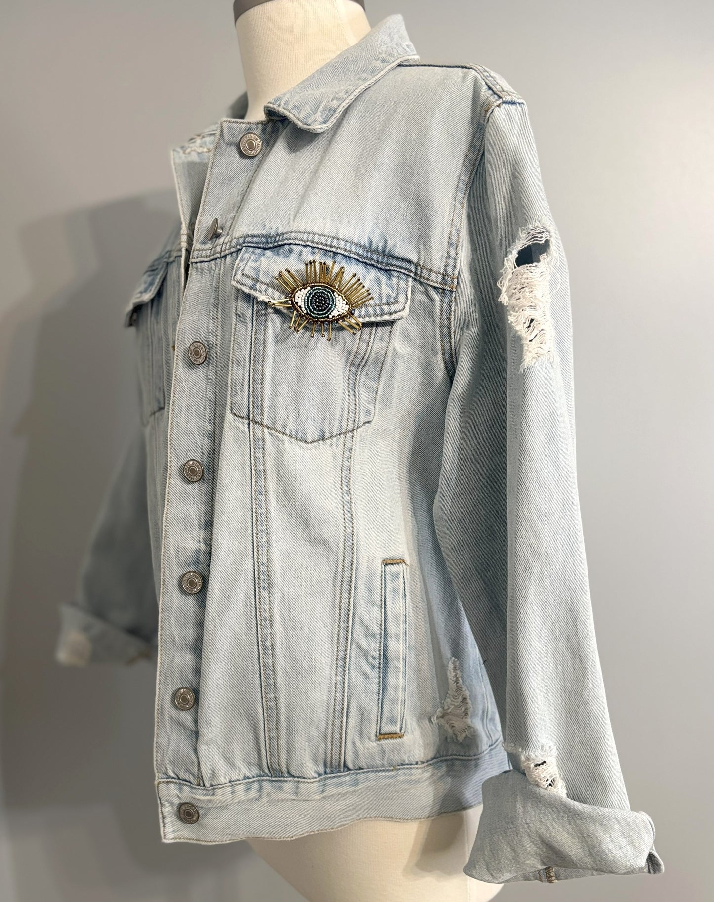 Watching You Denim Jacket