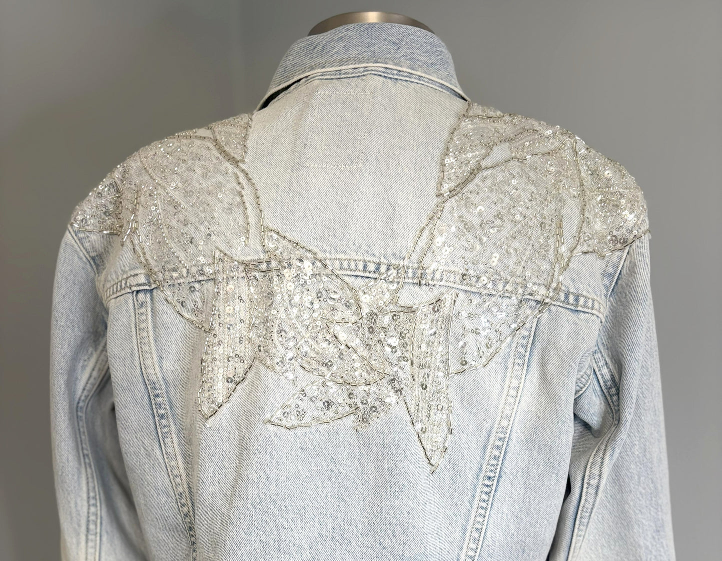 Sparkle On Denim Jacket