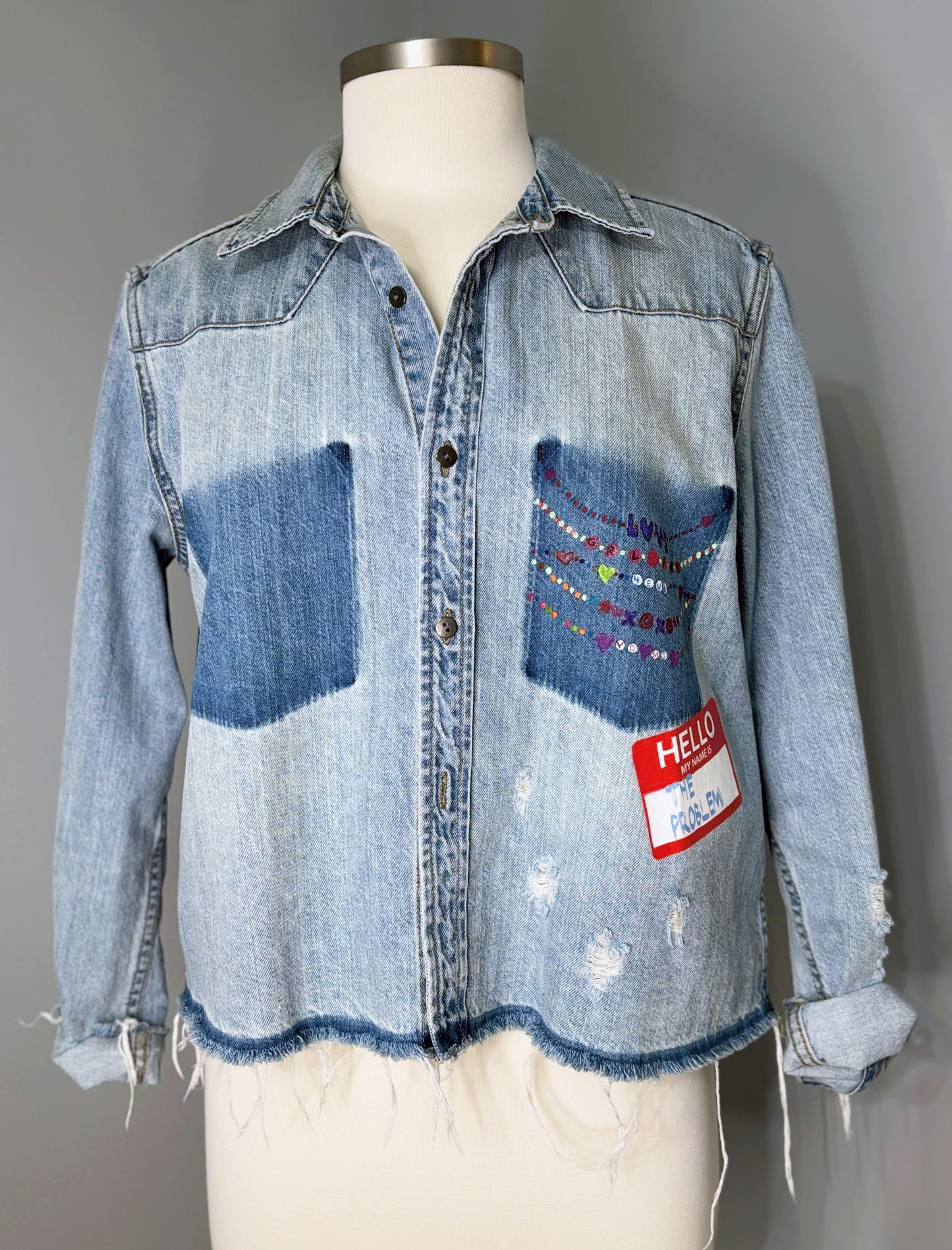 The Problem Denim Shacket