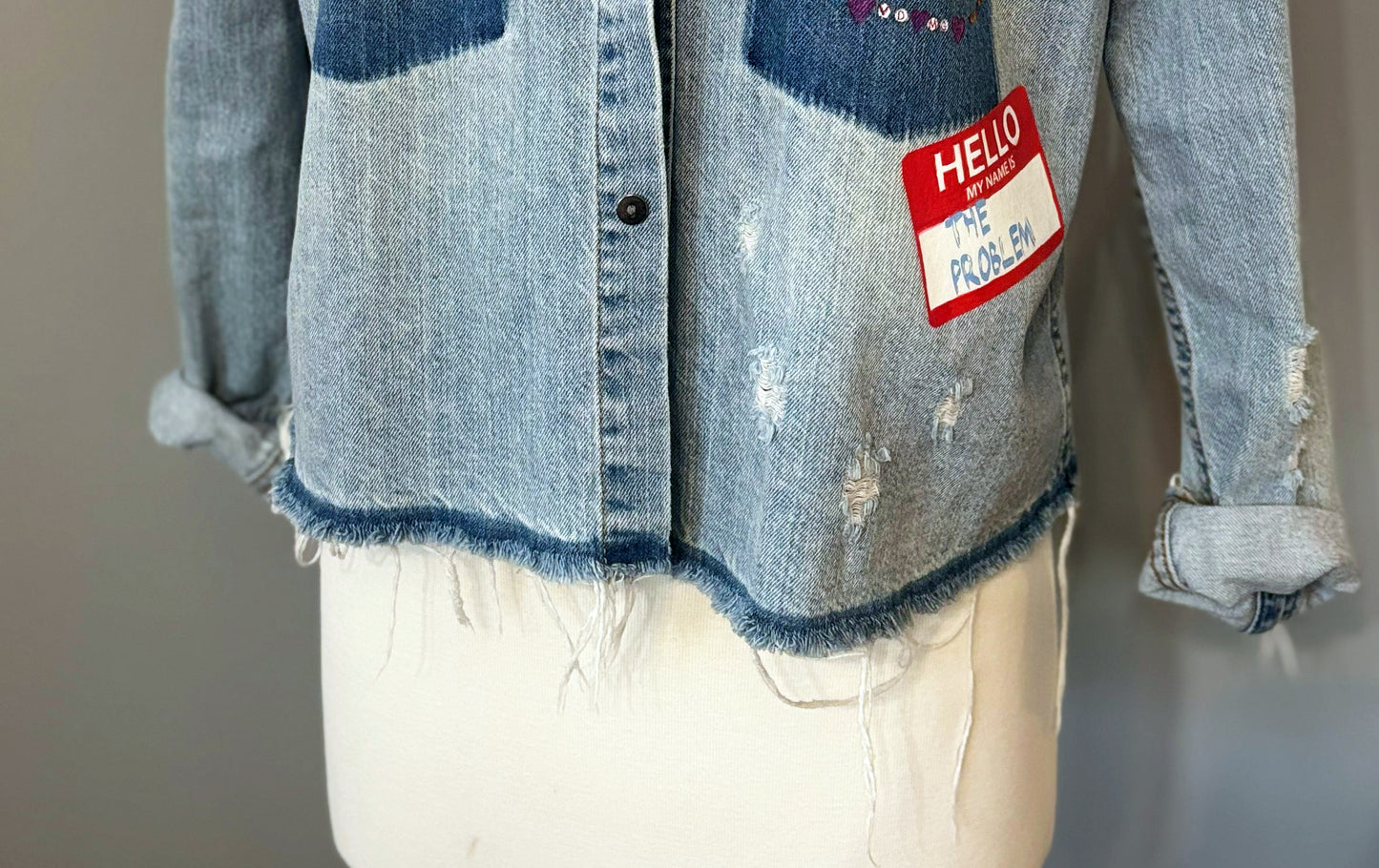 The Problem Denim Shacket