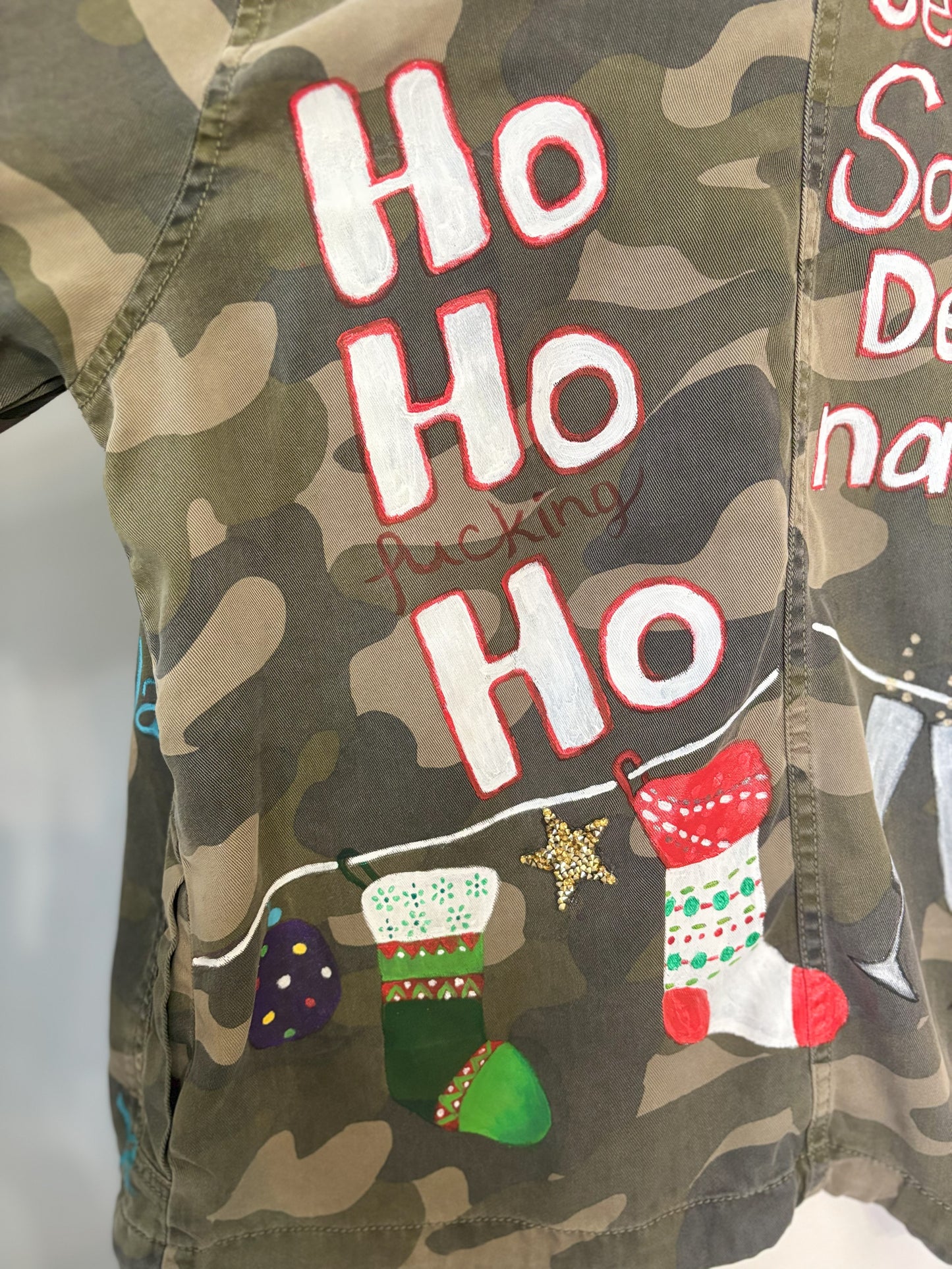 Camo Ho Christmas Jacket